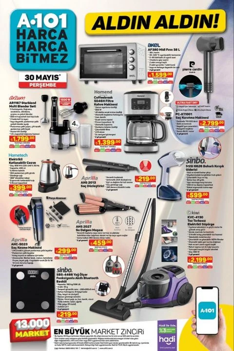 A101 market taksitle Kurbanlık satışına başlayacak! 30 Mayıs'ta A101'de VOLTA moped motor ve daha birçok ürün var - 4. Resim