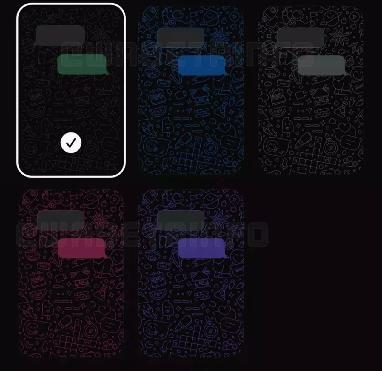 WhatsApp yeni güncelleme ile sohbet baloncuklarının rengini değiştirmeye izin verecek - 1. Resim