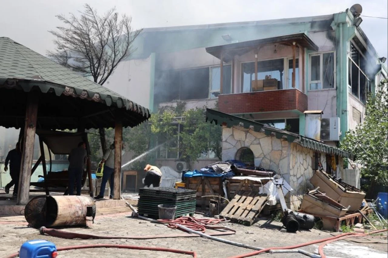 Zeytinyağı fabrikasında korkutan <a href=