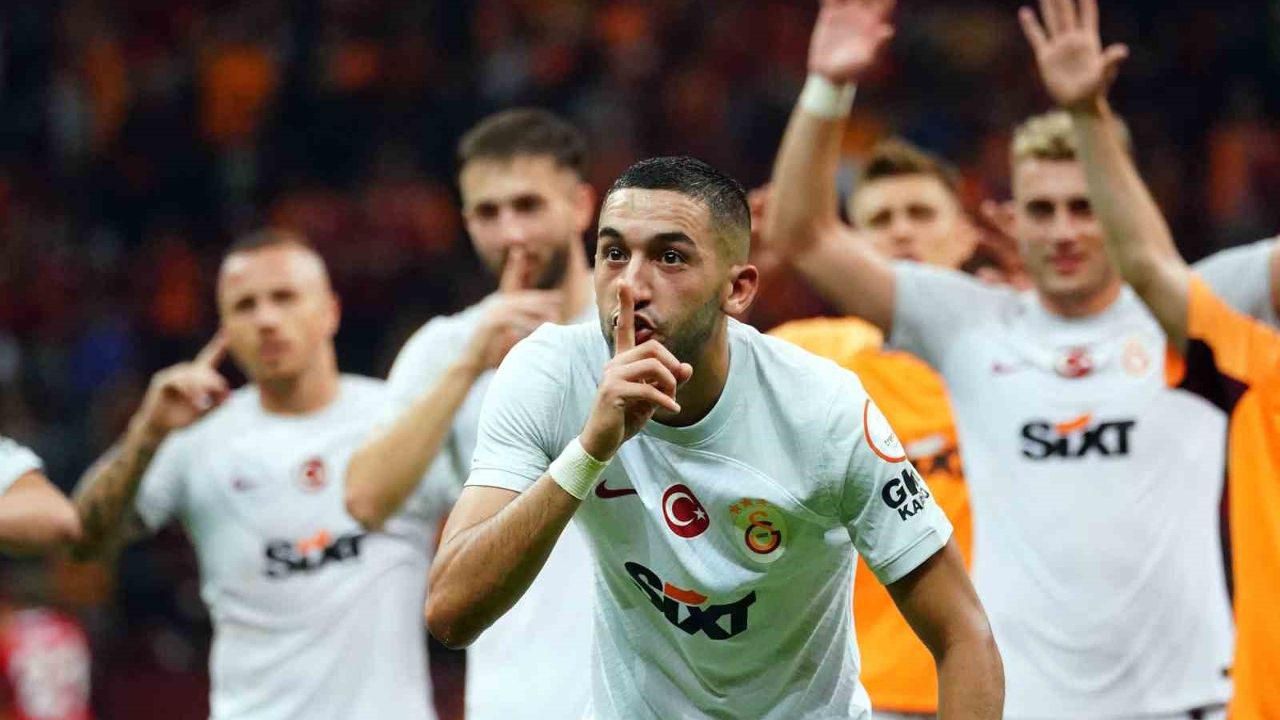 Hakim Ziyech sarı kart cezası aldığı için Galatasaray-Konyaspor maçında yok