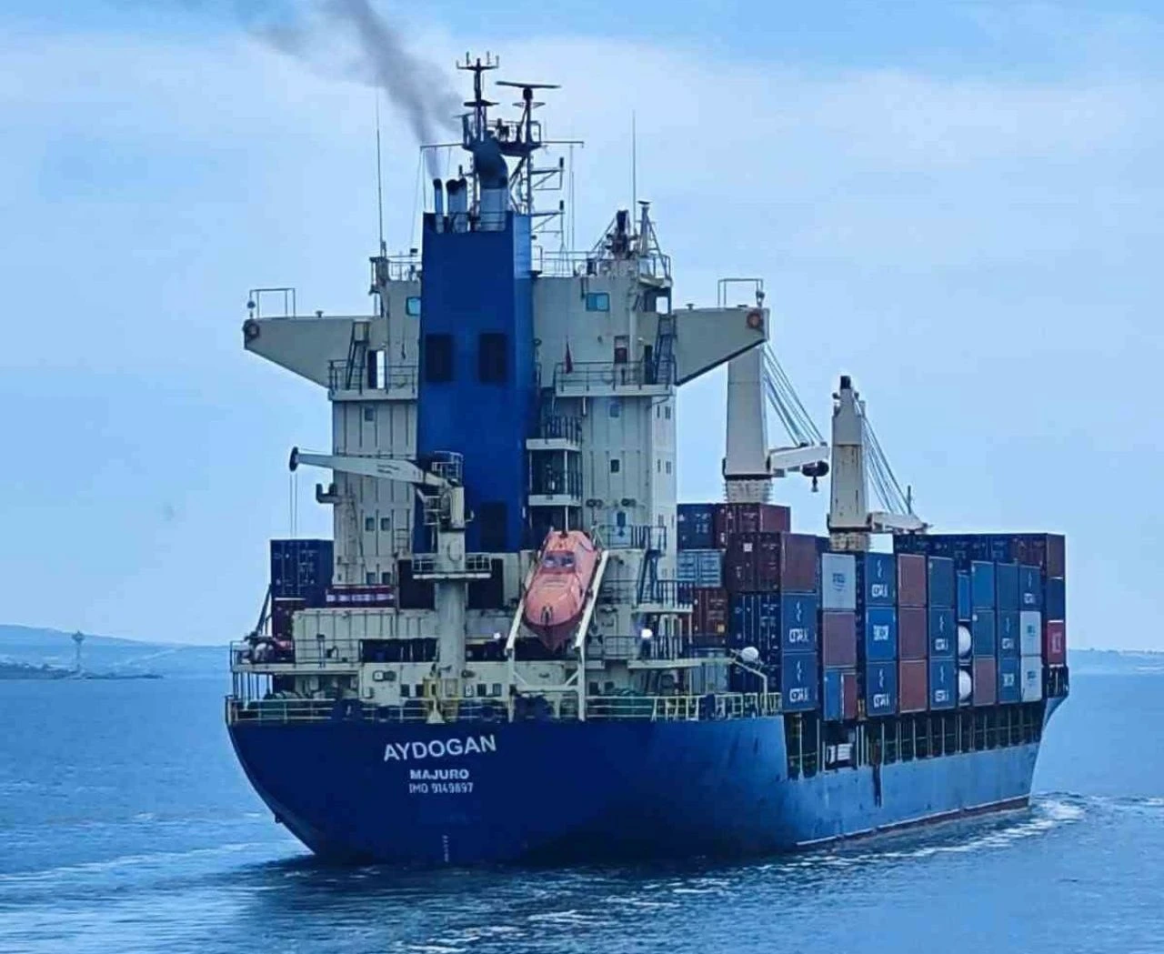 Çanakkale Boğazı'ndan korkutan anlar! Gemisinin dümeni arıza verdi  - 1. Resim