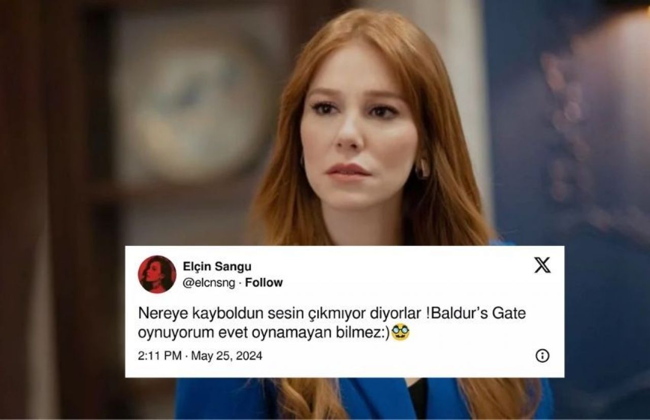 Elçin Sangu'nun paylaşımına Türk oyun camiası yorum yağdırdı - 1. Resim