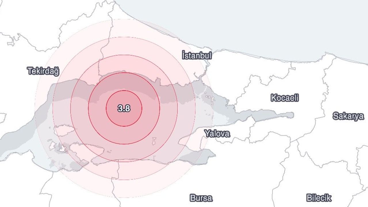 İstanbul&#039;da hissedilen deprem oldu! Son dakika deprem