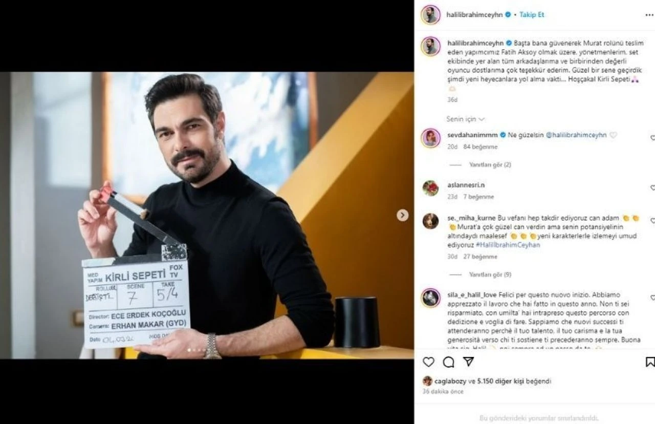 Halil İbrahim Ceyhan, Kirli Sepeti'nden ayrılıyor - 1. Resim