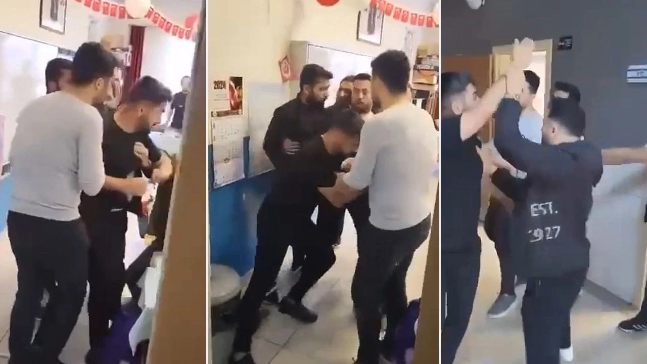 Okulda korku dolu anlar! Veli öğrenci dolu sınıfı bastı...