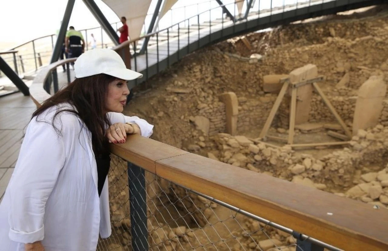 Usta oyuncu Türkan Şoray, Göbeklitepe'yi ziyaret etti