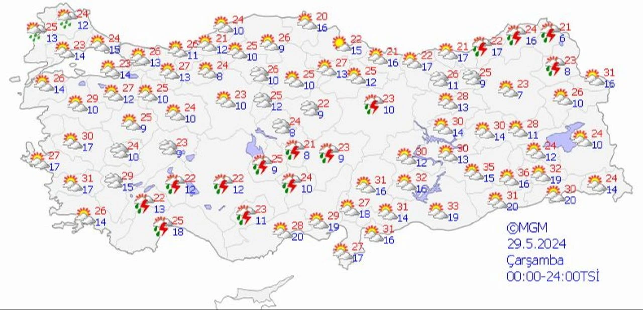 Adım adım yaz geliyor... Meteoroloji'den 29 Mayıs tahminleri ve İstanbul hava durumu