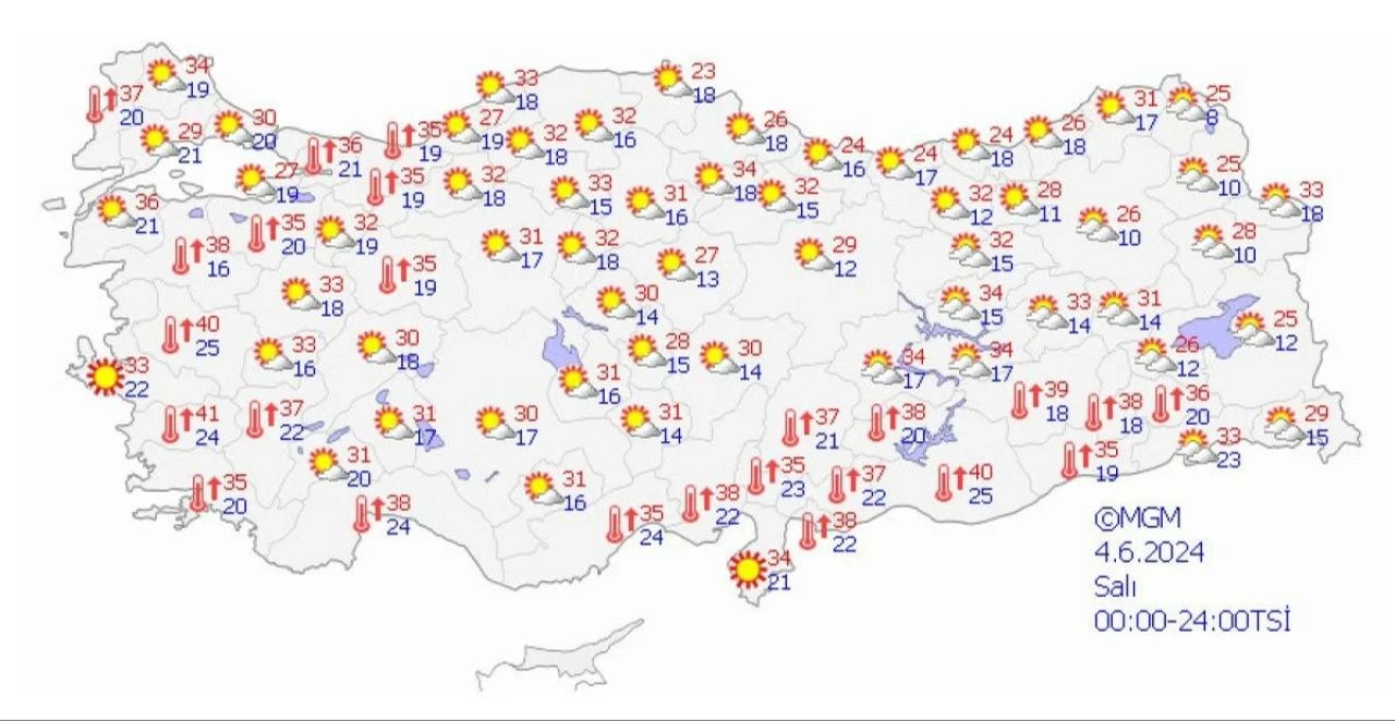 Kavrulacağız! Sıcaklık artıyor: Termometreler 40 dereceyi bulacak - 4. Resim