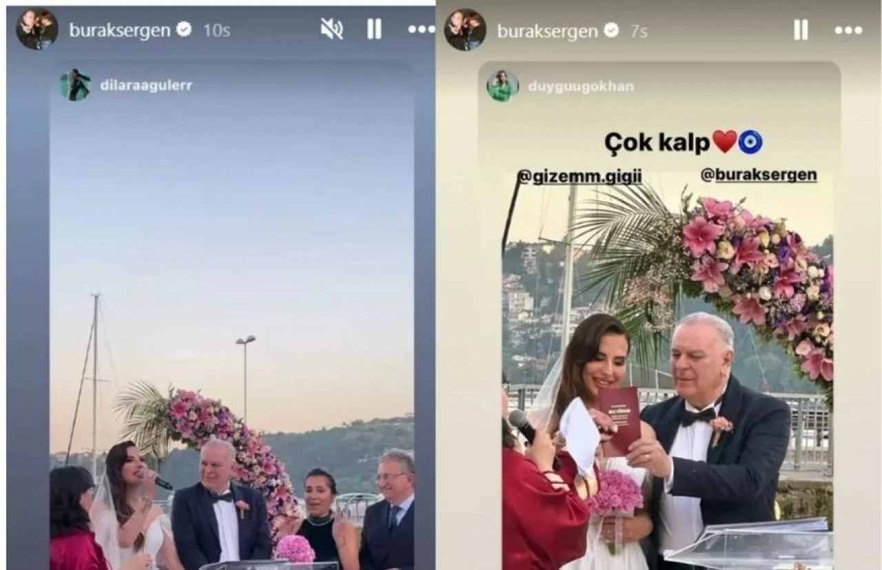5 ay önce boşanan Burak Sergen dördüncü kez evlendi