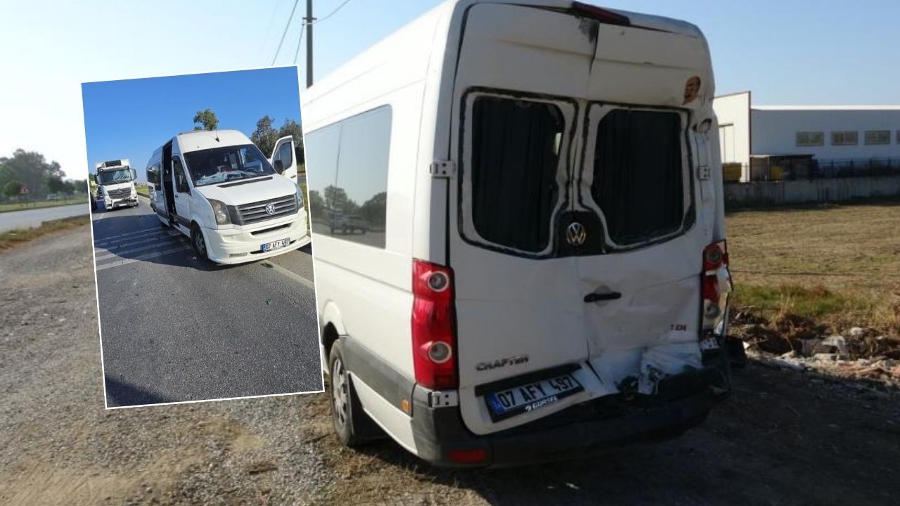 Antalya’da feci kaza! Tır ile otel servisi çarpıştı: Çok sayıda yaralı var!