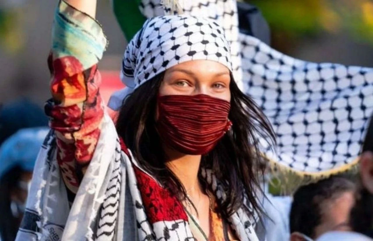 Filistin asıllı Bella Hadid ve Gigi Hadid'ten dudak uçuklatan bağış!