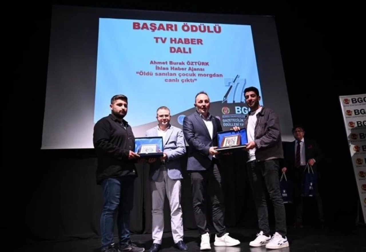 İHA, Bursa Gazeteciler Cemiyeti'nden 5 ödül aldı