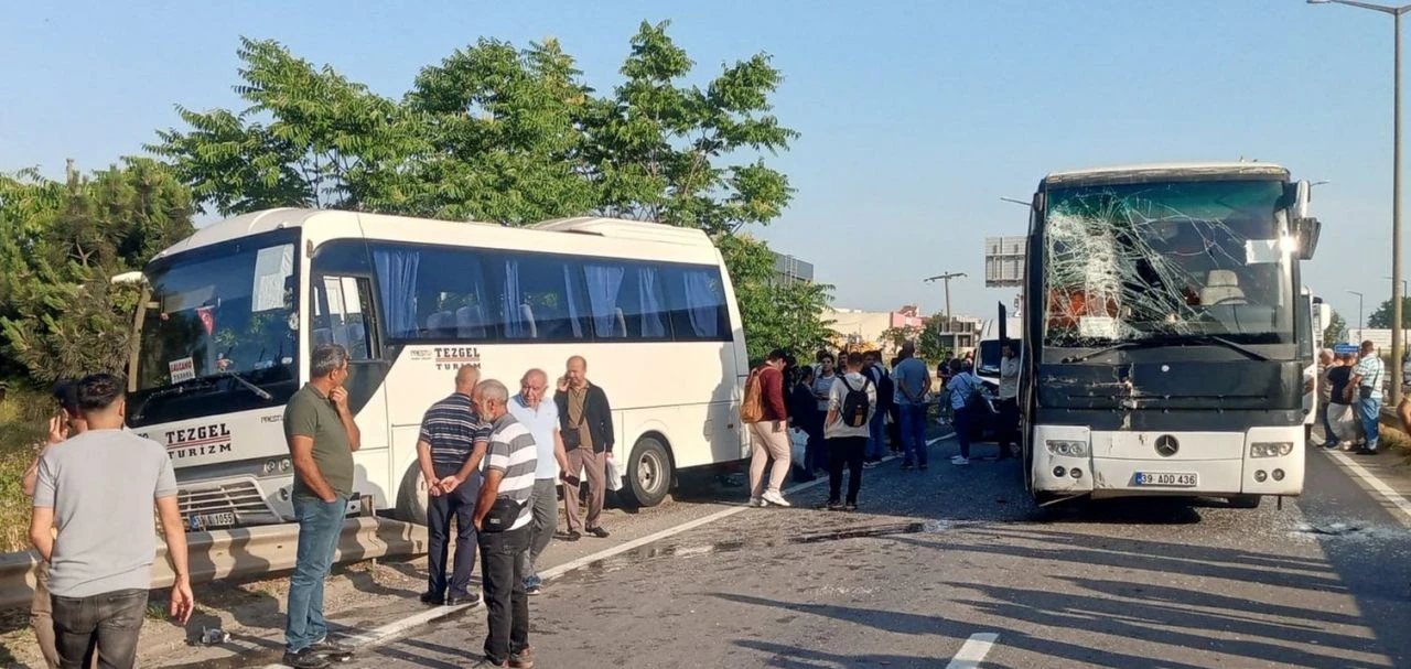 9 araç birbirine girdi! Çok sayıda yaralı var - 1. Resim