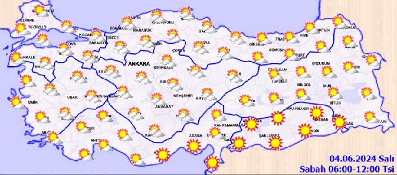 Hava bunaltacak! 40 derece üstü ve toz taşınımı uyarısı