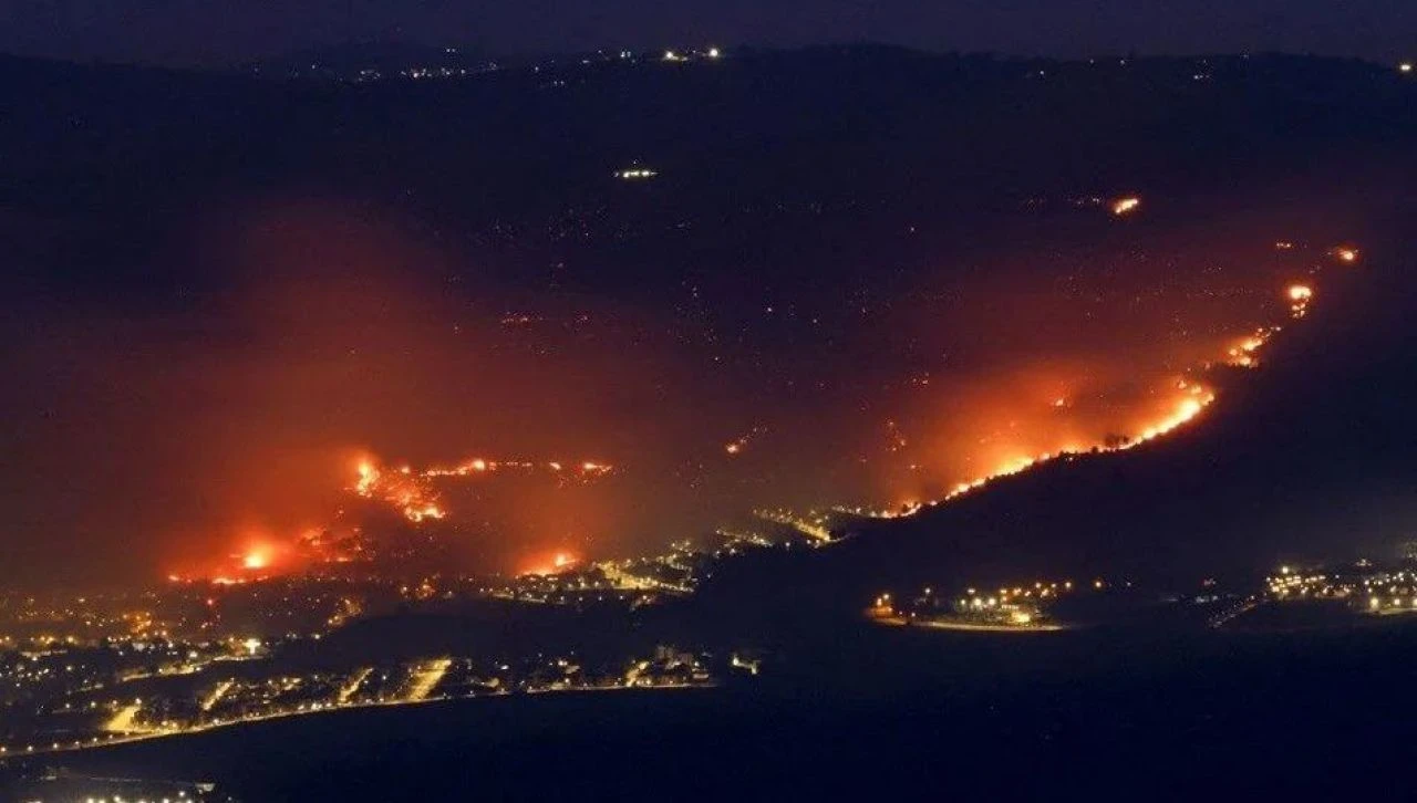 Netanyahu Lübnan Hizbullah'ına gözdağını sınırdan verdi, tehditler savurdu - 1. Resim