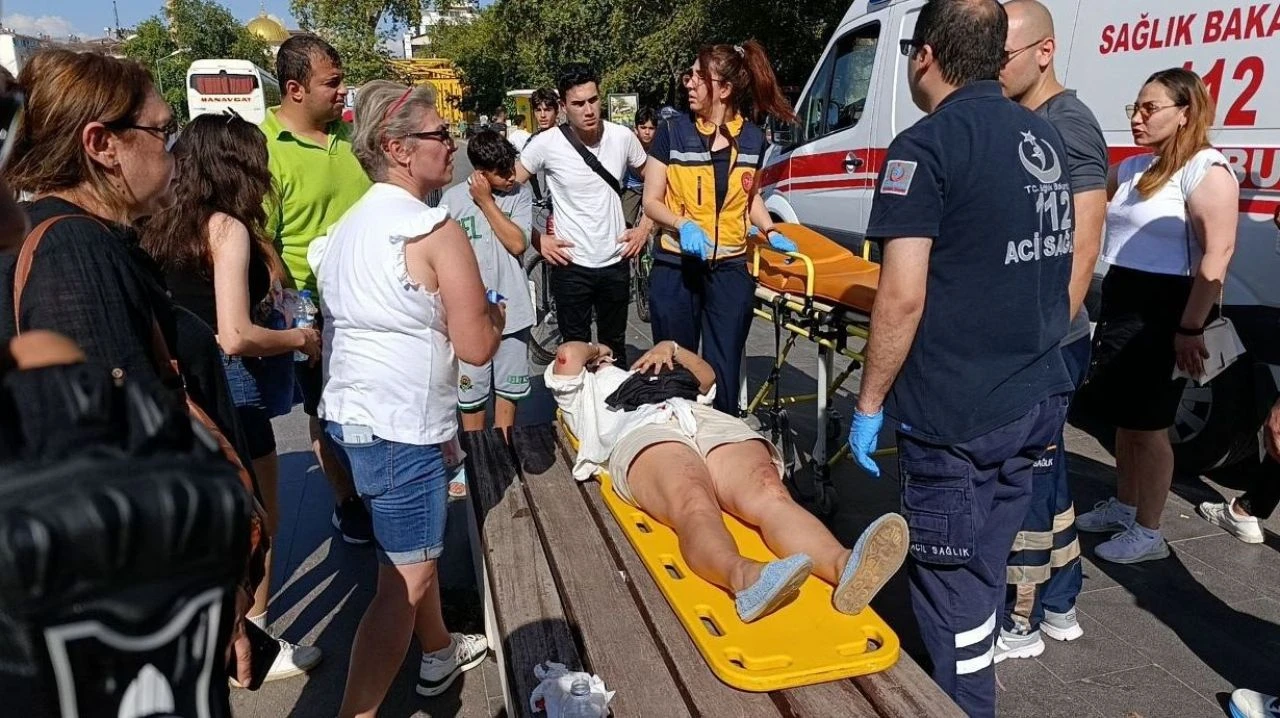 Yayaya çarpan motosikletli hüngür hüngür ağladı - 2. Resim