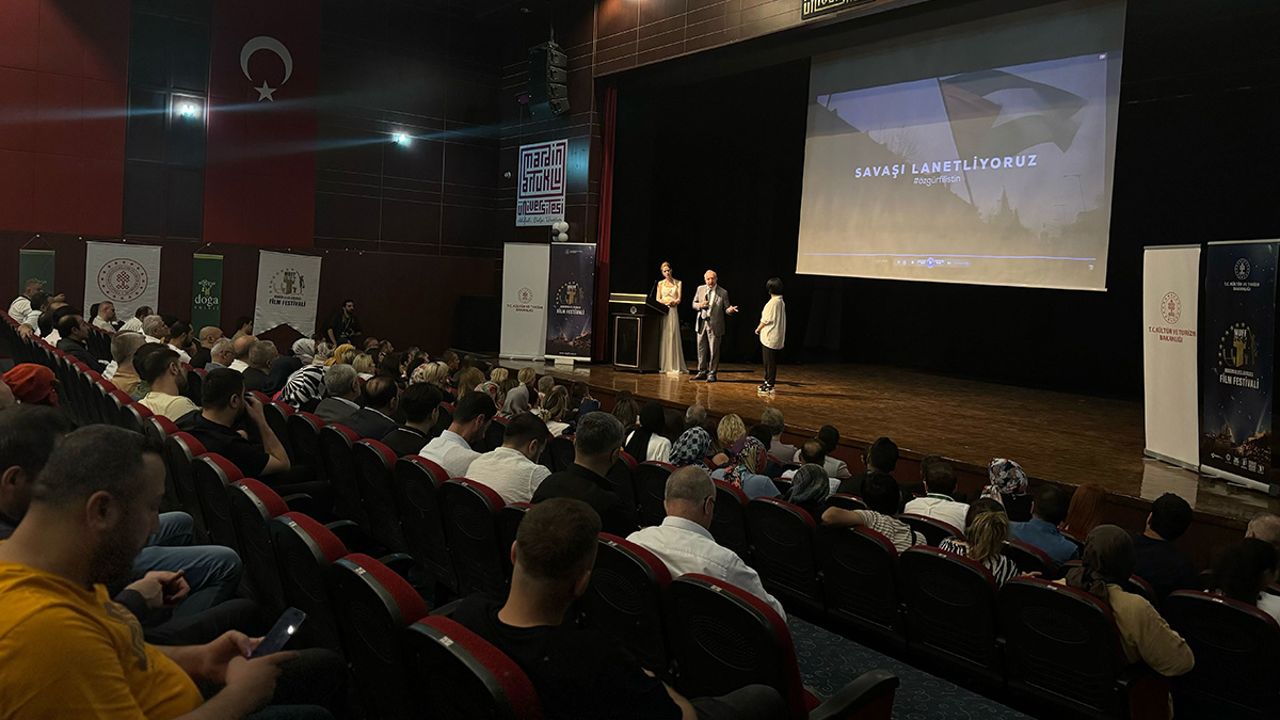 Mardin&#039;de düzenlenen 2. Uluslararası Film Festivali&#039;nde &#039;Filistin&#039; mesajı