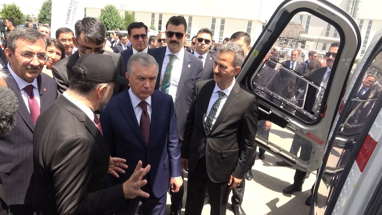Özbekistan Cumhurbaşkanı'ndan TUSAŞ'a tam not!