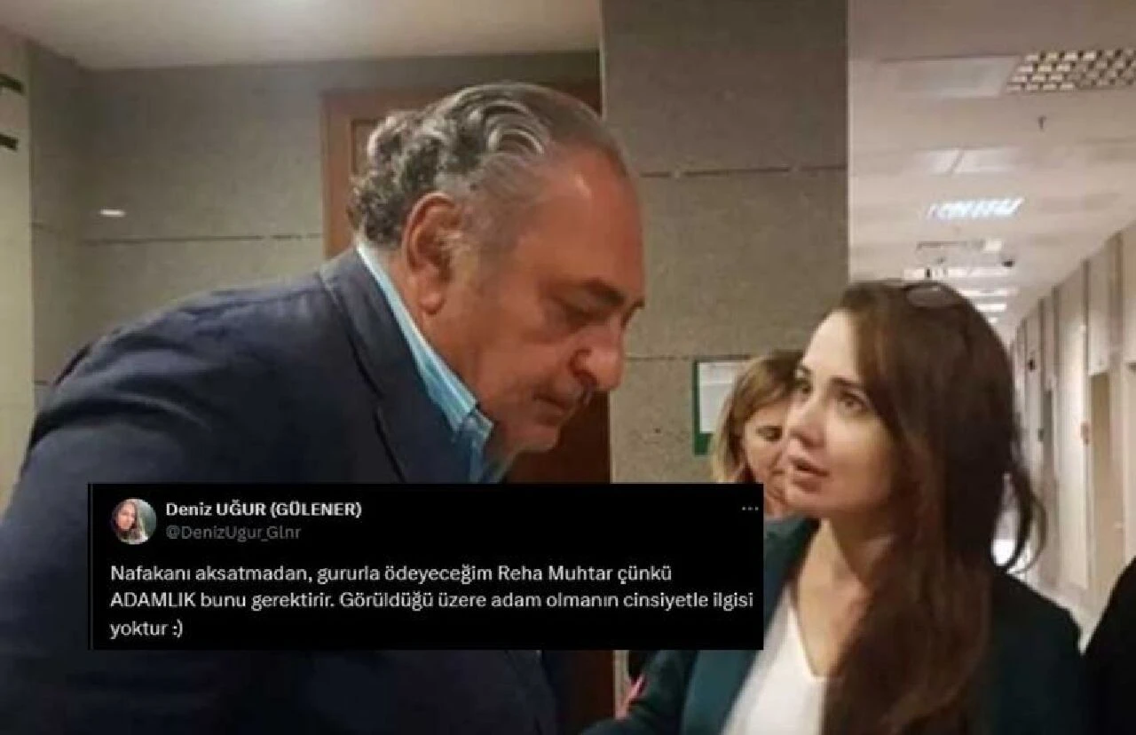 Reha Muhtar'a nafaka ödeyecek Deniz Uğur'dan ilk açıklama geldi - 1. Resim