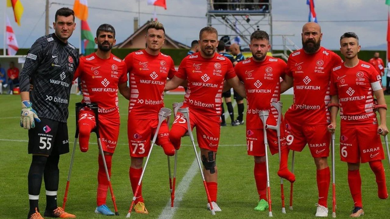 Ampute Milli Futbol Takımımız, üst üste 3. kez Avrupa Şampiyonu oldu