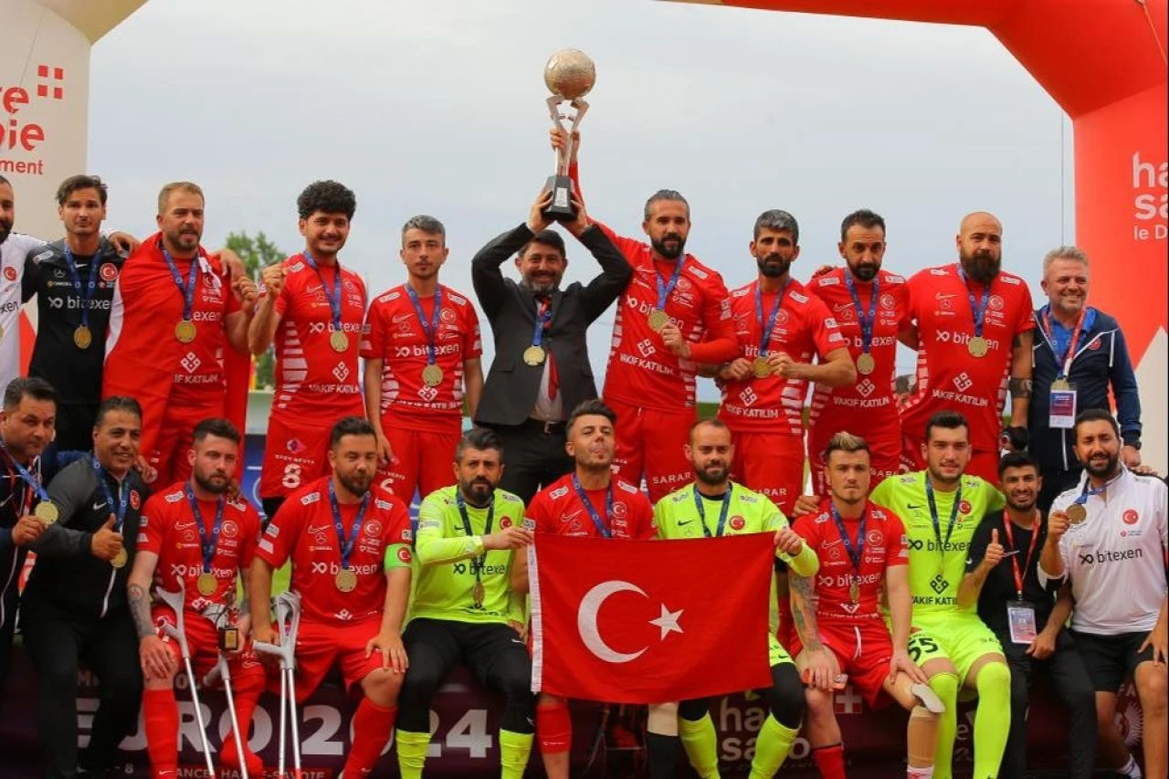 Ampute Milli Takım'dan gururlandıran başarı: Üst üste 3. kez Avrupa şampiyonu oldu