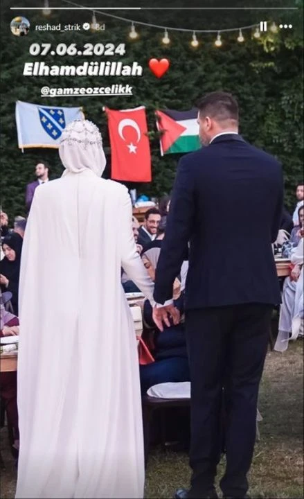 Gamze Özçelik ve Reshad Strik evlendi! Düğünden ilk kareler ve videoya beğeni yağdı - 3. Resim