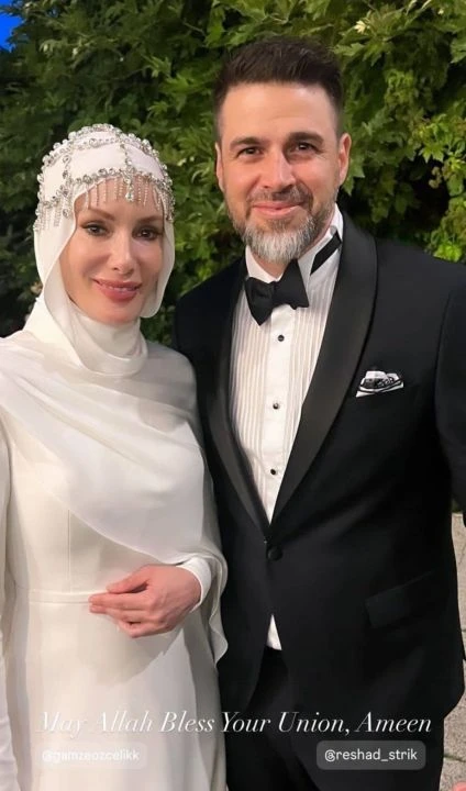 Gamze Özçelik ve Reshad Strik evlendi! Düğünden ilk kareler ve videoya beğeni yağdı - 7. Resim