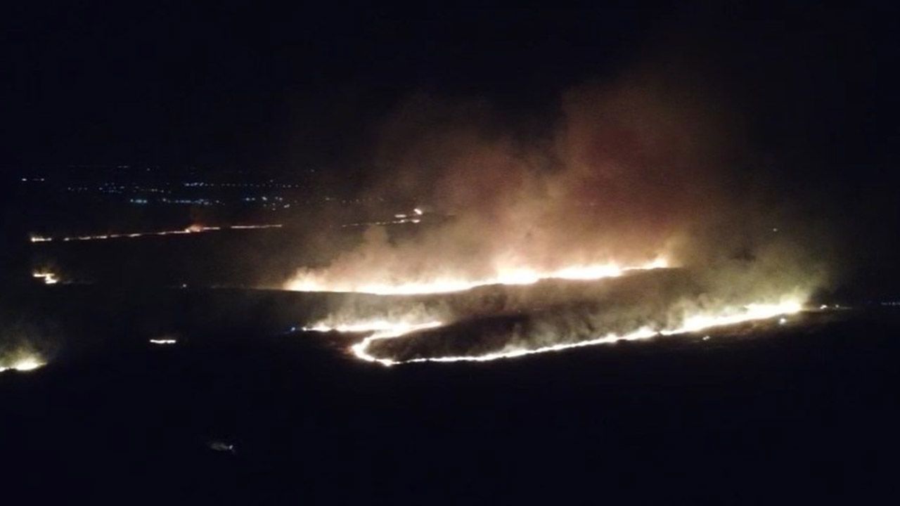 Gaziantep'te orman yangını: Kısmen kontrol altına alındı