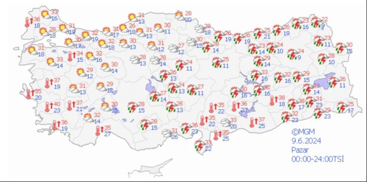 Meteoroloji 13 ili uyardı: La Nina etkisi başladı! 9 Haziran il il hava durumu