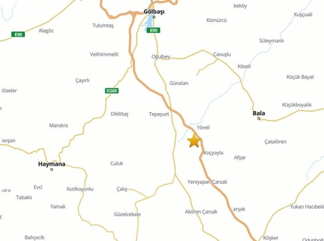 Ankara'da deprem! AFAD'dan açıklama geldi - 1. Resim