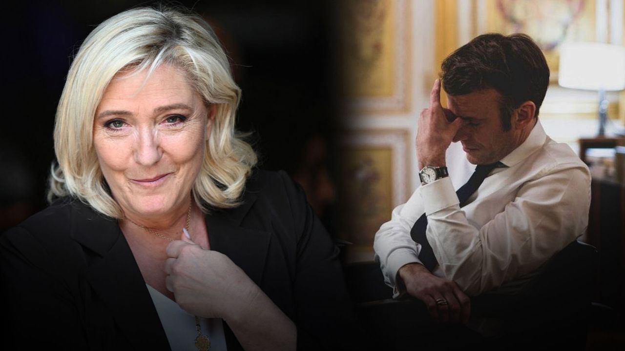 AP seçimleri Fransa&#039;yı altüst etti: Macron artık zayıf bir başkan! Aşırı sağcı Le Pen ilk mesajını verdi