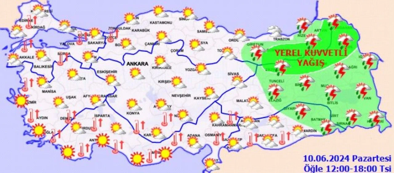 Meteoroloji 10 Haziran hava durumunu duyurdu: Bayram haftası 12 dereceye kadar yükselecek! - 1. Resim