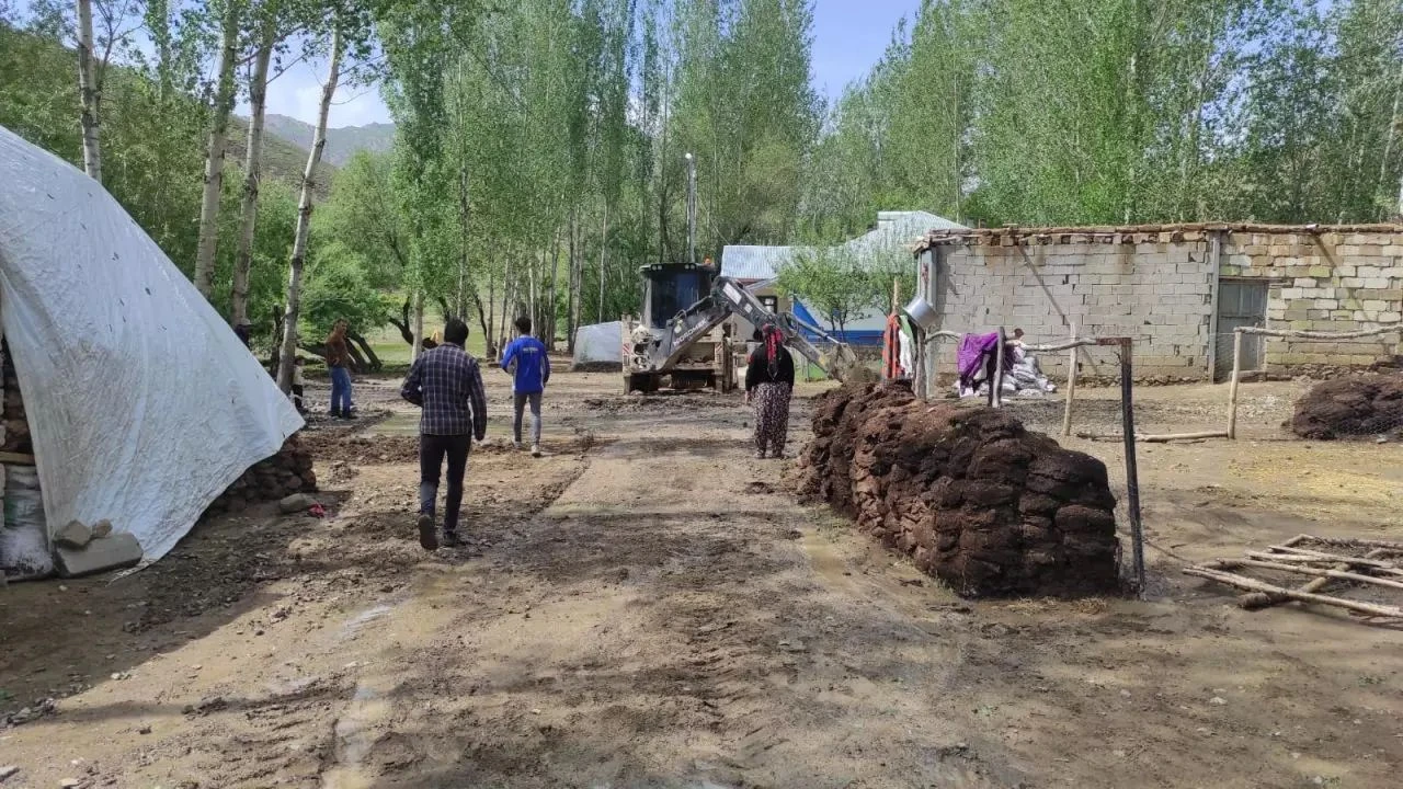 Van'da sel felaketi: Onlarca hayvan telef oldu 10 ev hasar gördü - 2. Resim