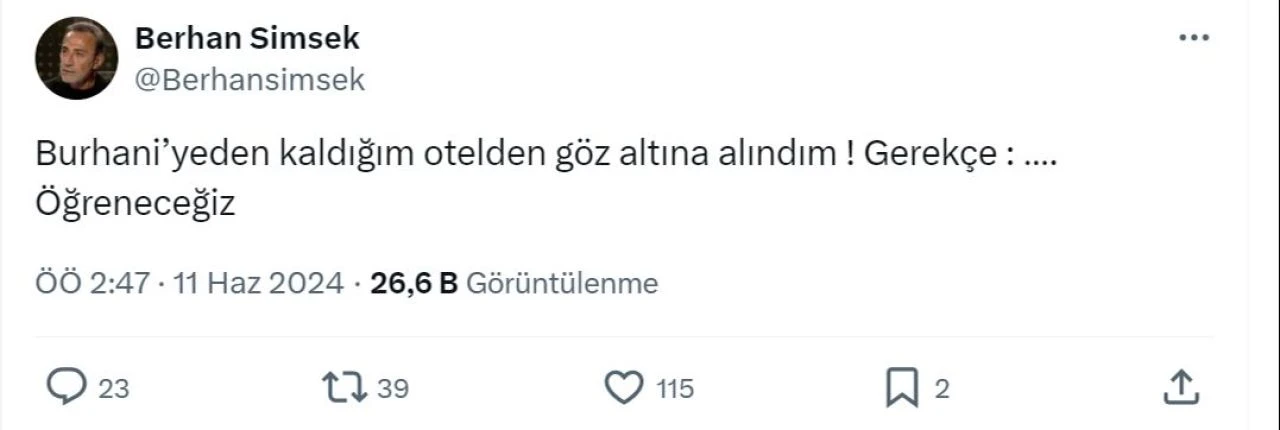 CHP Eski Milletvekili, oyuncu ve yönetmen Berhan Şimşek, Balıkesir'in Burhaniye ilçesinde gözaltına alındı - 1. Resim