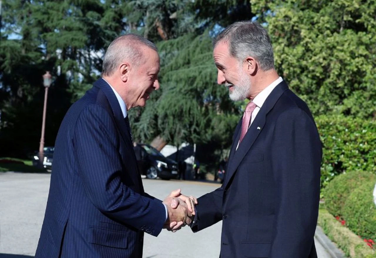 Erdoğan İspanya Kralı VI Felippe ile görüştü: Savunma sanayide iş birliği mesajı! - 1. Resim