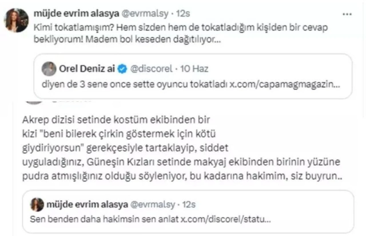 Evrim Alasya, 'Oyuncu tokatladı' iddialarına sert çıktı! İlk kez bu kadar sinirlendi