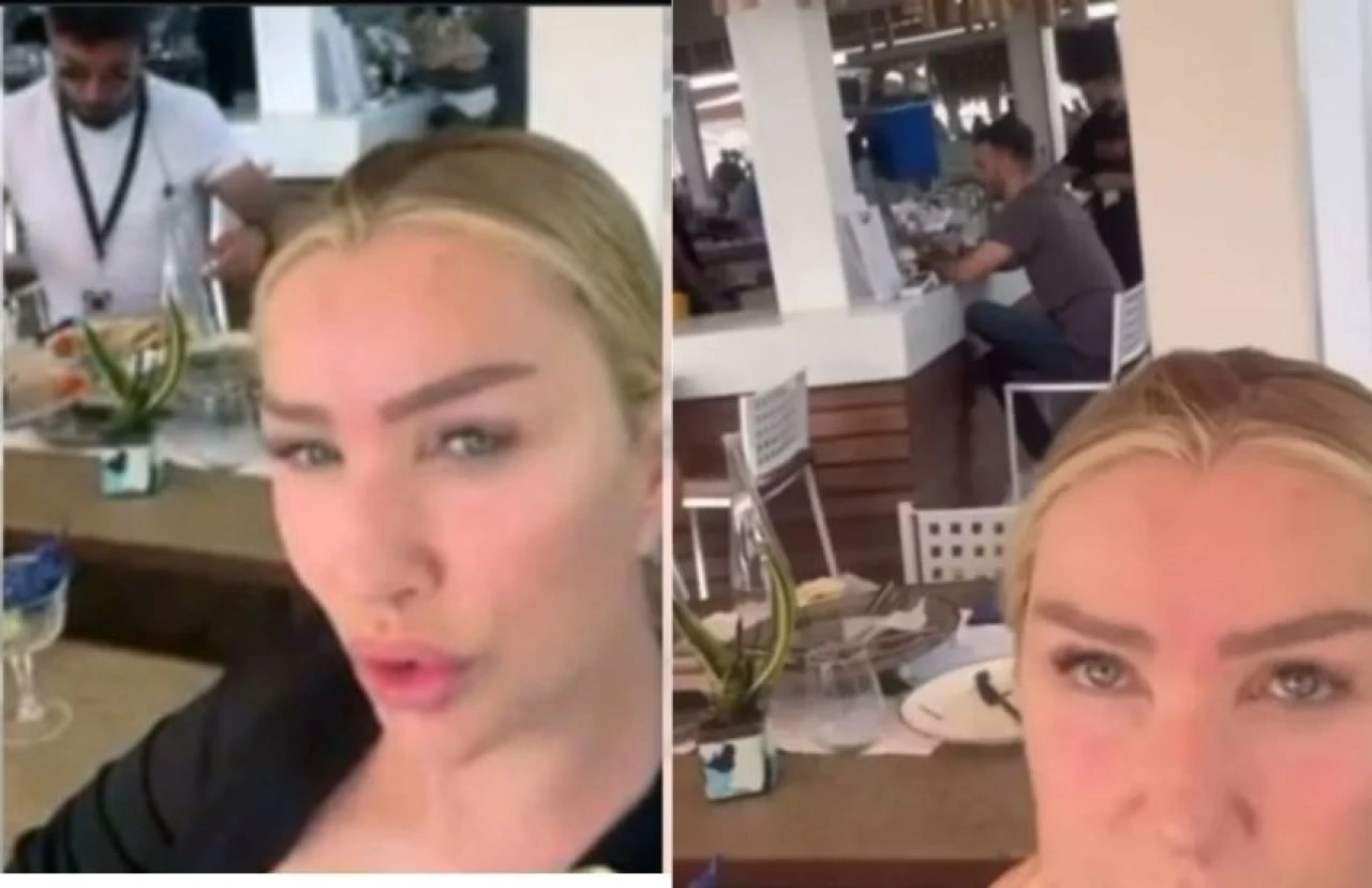 Seda Sayan makyajsız videosunu yayınlarken garsona sarf ettiği sözler tepki çekti - 1. Resim