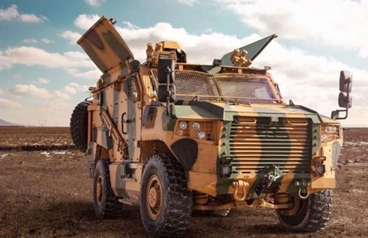 Yerli 'VURAN' zırhlı araçları Gürcistan ordusuna teslim edildi - 1. Resim