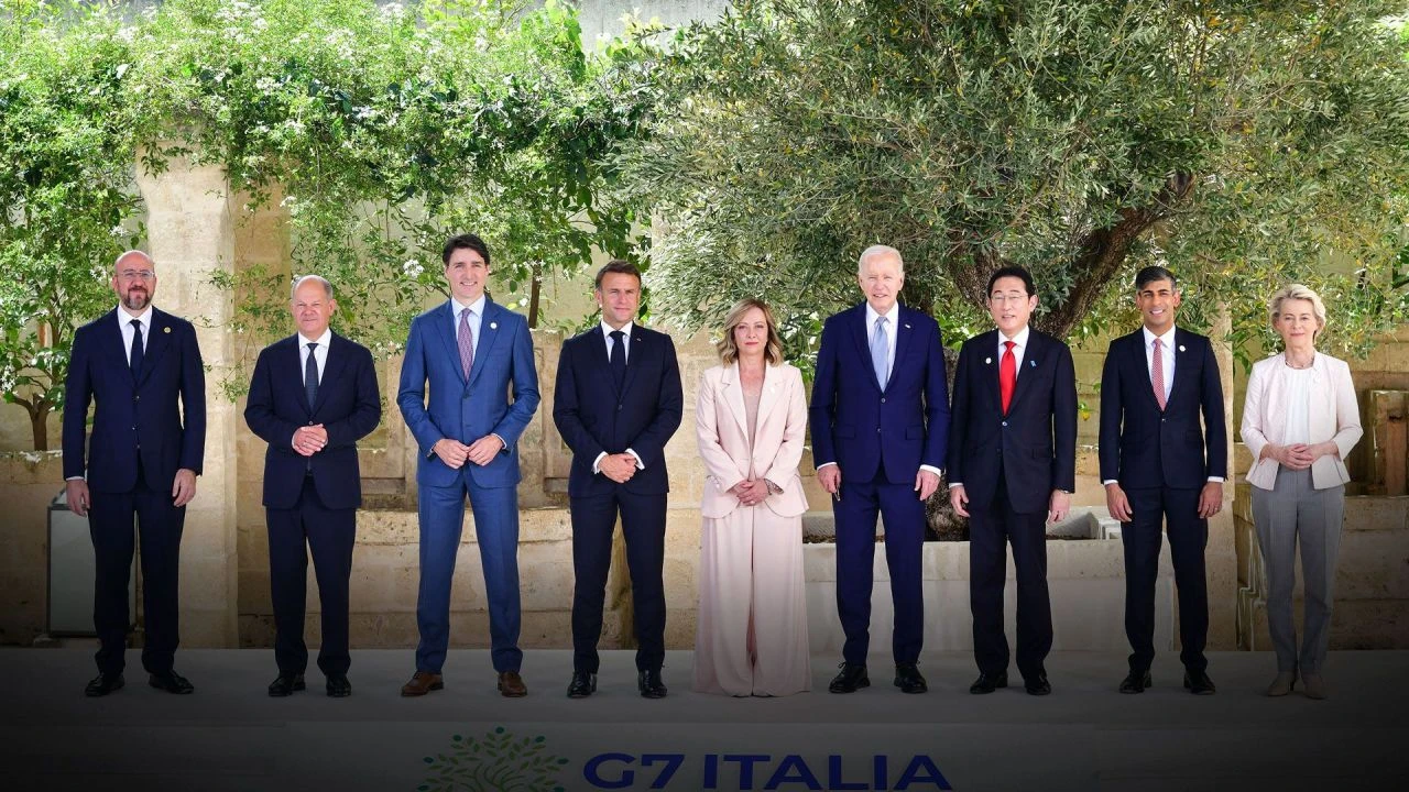 Dünya liderleri bir arada! Cumhurbaşkanı Erdoğan'ın özel davetli olduğu G7 Zirvesi başladı - 1. Resim