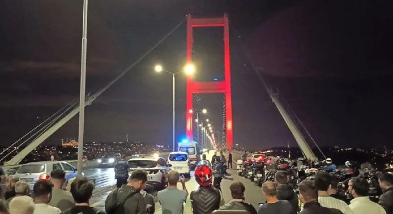 15 Temmuz Şehitler Köprüsü çift yönlü trafiğe kapatıldı! 