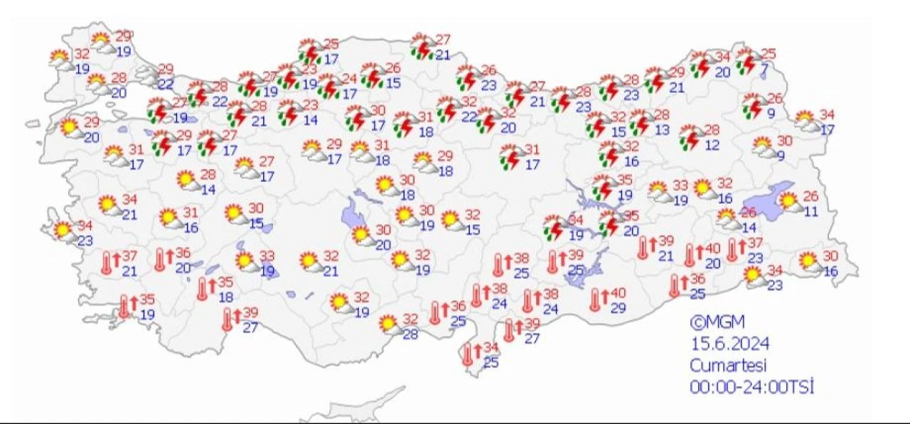Kurban Bayramı havası belli oldu! Meteoroloji 14 Haziran il il hava durumunu açıkladı