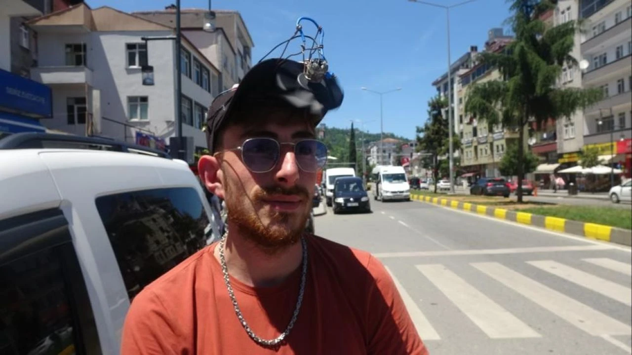 Sıcaktan bunalınca öyle bir şey yaptı ki: Gören bir daha bakıyor