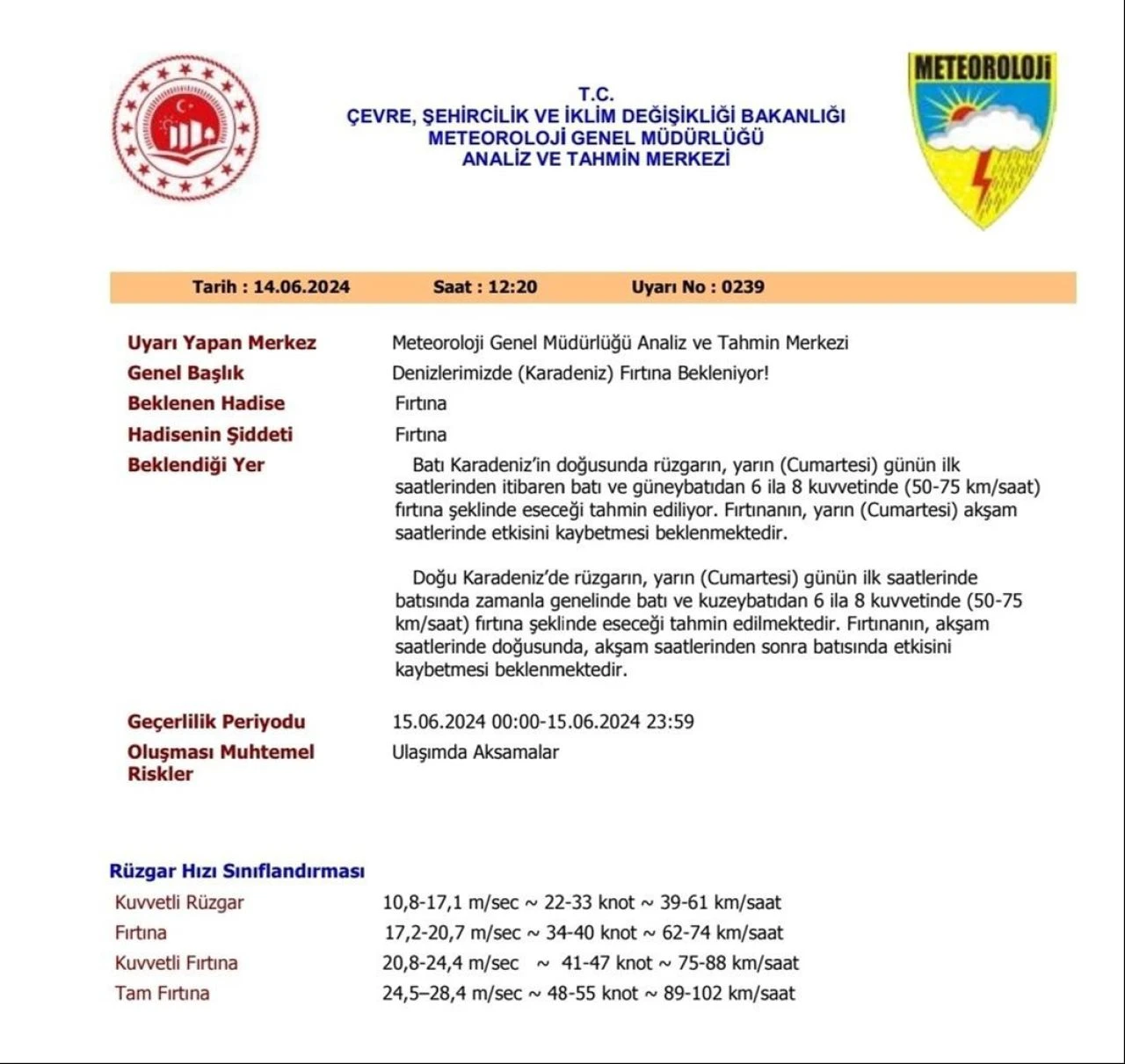 Meteoroloji 2 bölgeyi uyardı: Fırtına geliyor!