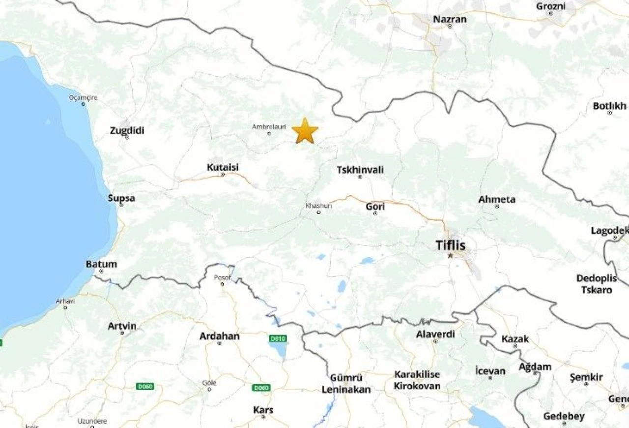 Gürcistan'da deprem meydana geldi! AFAD'dan açıklama - 1. Resim