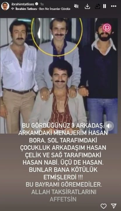 İbrahim Tatlıses açtı ağzını yumdu gözünü! Bayram seyran demeden 3 arkadaşını ifşa etti - 1. Resim