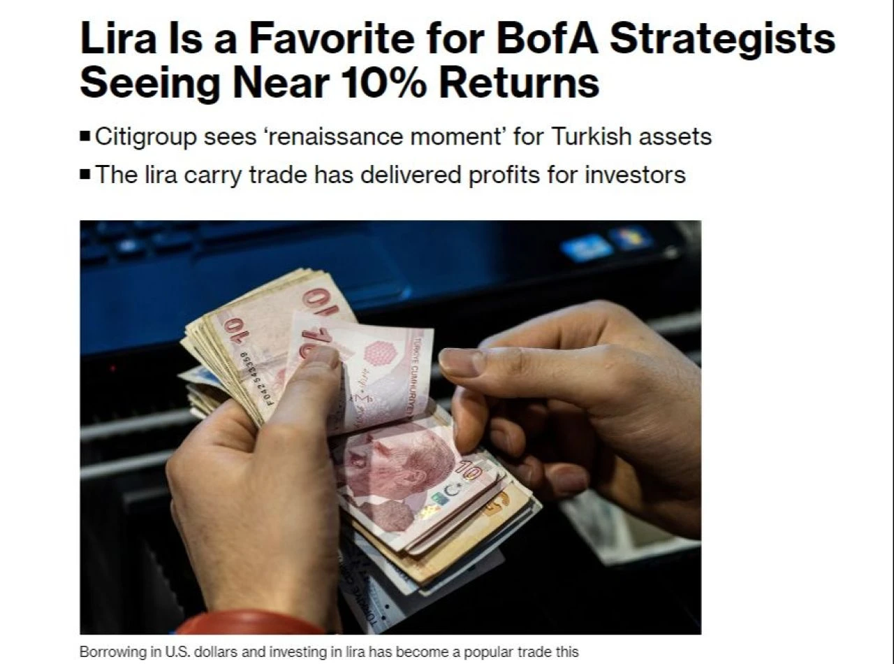 BofA yatırımcılarına 'Türkiye’den banka hesabı açın' dedi! TL yüzde 10'luk getirisiyle BofA'nın favorisi oldu - 2. Resim