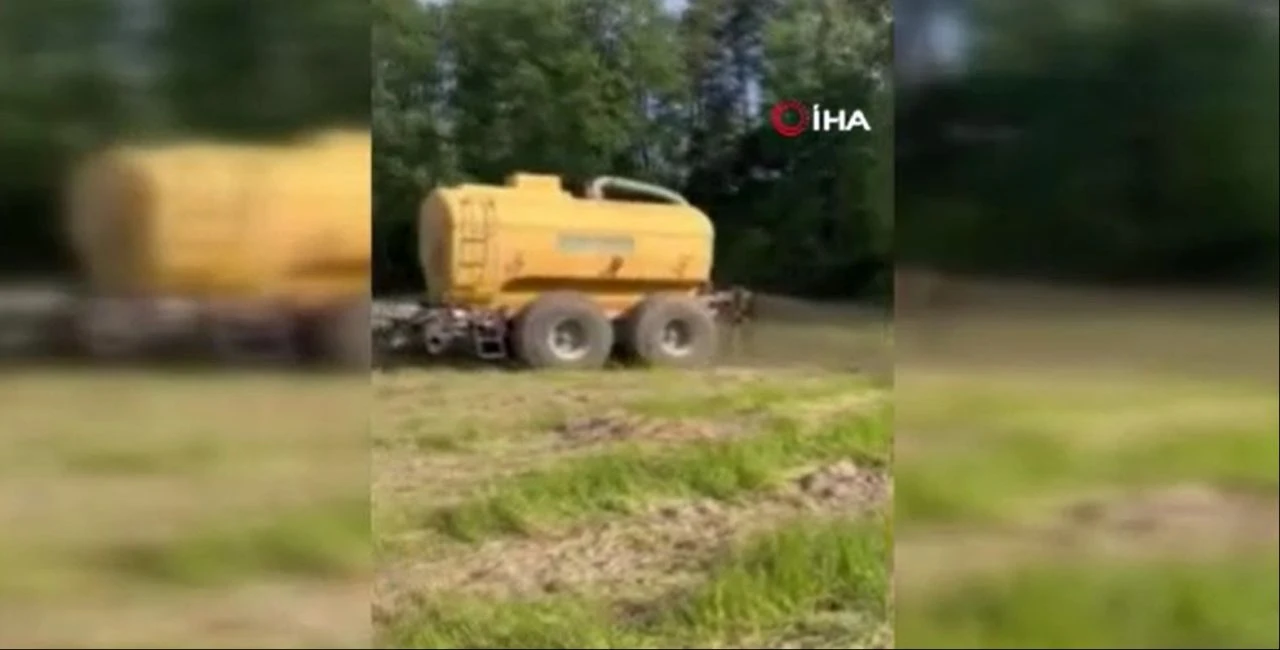 Müslümanlar girmesin diye domuz giübresi dökmeye başladılar - 1. Resim