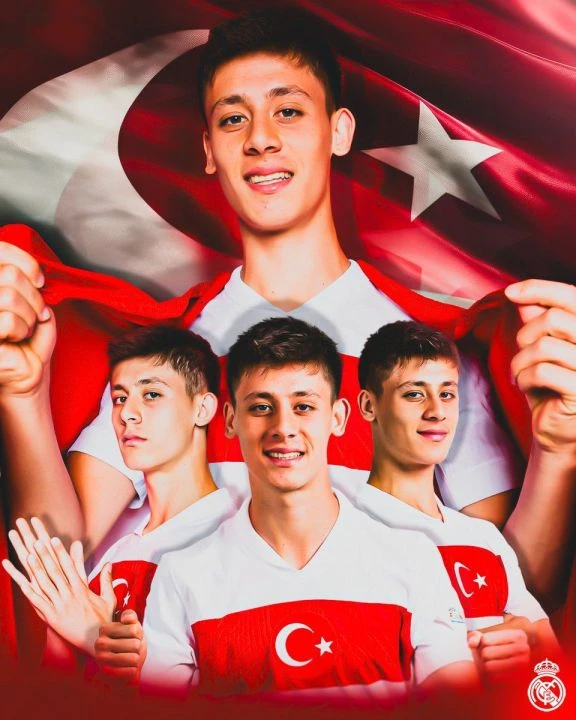Real Madrid’den Arda Güler ve Türkiye paylaşımı!