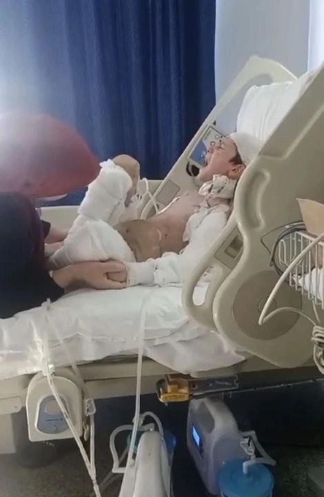 Köpek saldırısında ölümden dönmüştü! Minik Tunahan'ın çığlıkları yürekleri dağladı - 1. Resim