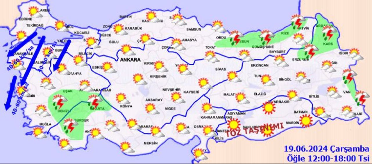 Meteoroloji'den yeni sıcak hava uyarısı: 10 derece daha yüksek! İşte 19 Haziran hava durumu - 3. Resim